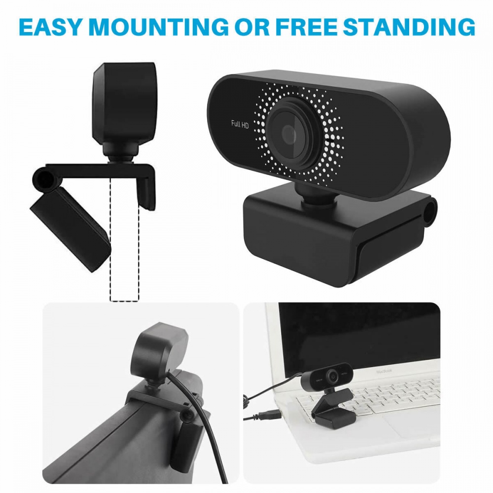 Webca HD 1080p Web Caera, USB PC Coputer Webca With Icrophone